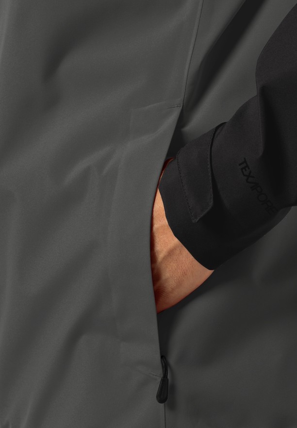 Jack Wolfskin Weiltal 2l Regenjassen Heren Zwart | 83466458