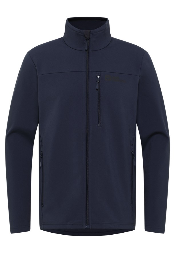 Jack Wolfskin Whirlwind Softshell Jas Heren Donkerblauw | 97041900