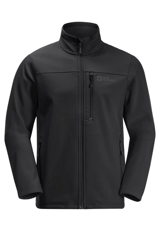 Jack Wolfskin Whirlwind Softshell Jas Heren Zwart | 46762671