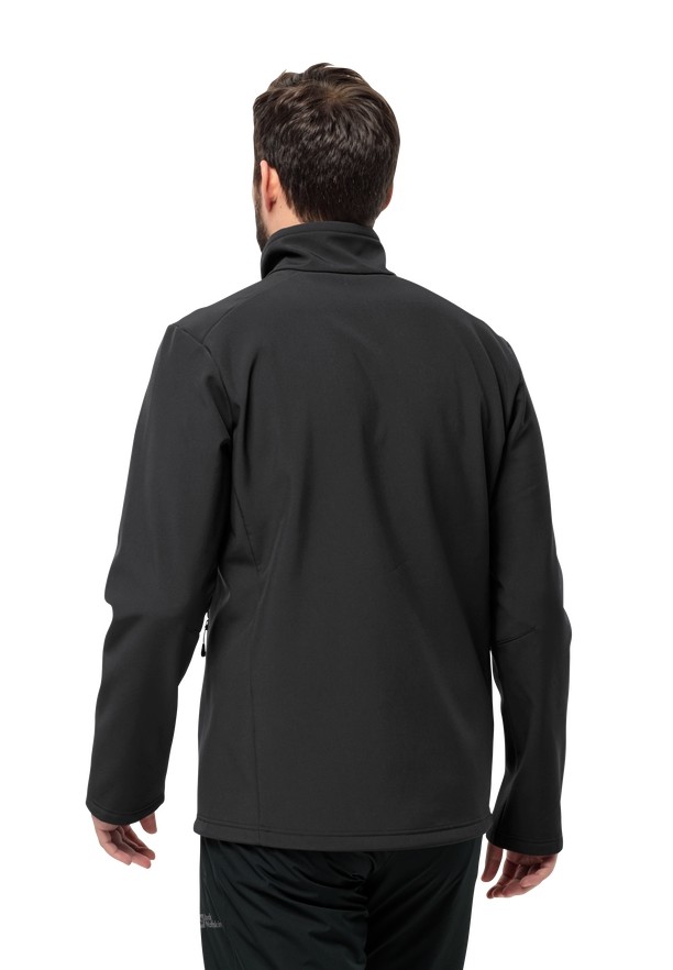 Jack Wolfskin Whirlwind Softshell Jas Heren Zwart | 46762671
