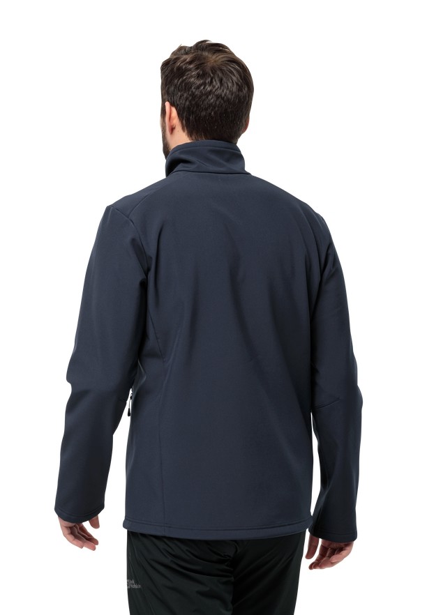 Jack Wolfskin Whirlwind Softshell Jas Heren Donkerblauw | 71729645