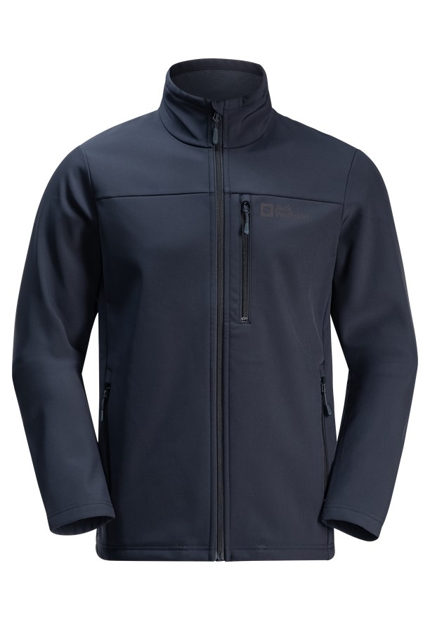 Jack Wolfskin Whirlwind Softshell Jas Heren Donkerblauw | 71729645