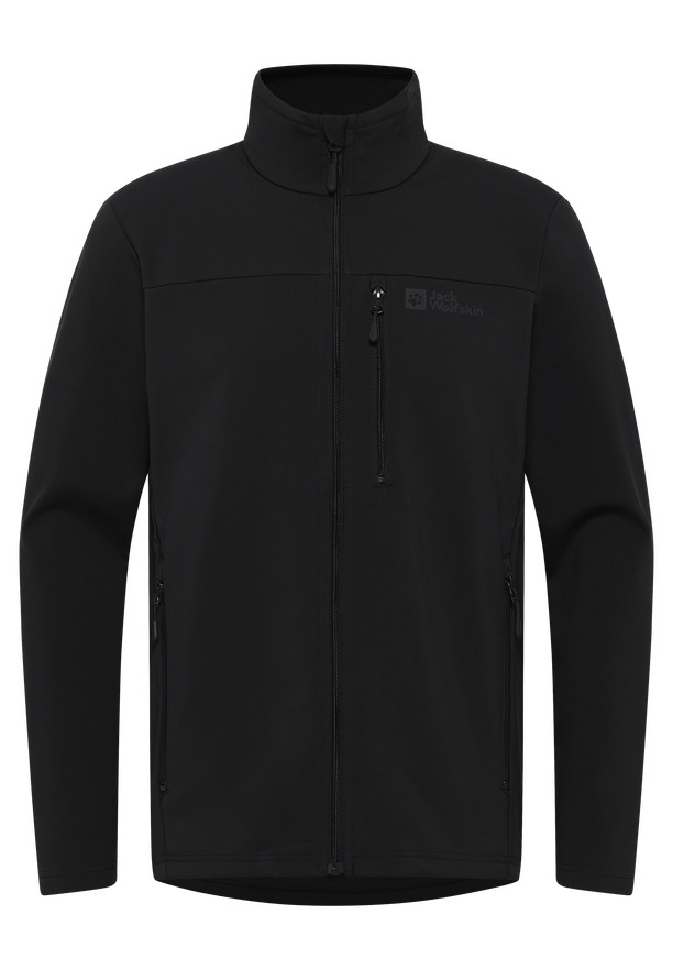 Jack Wolfskin Whirlwind Softshell Jas Heren Zwart | 13900367