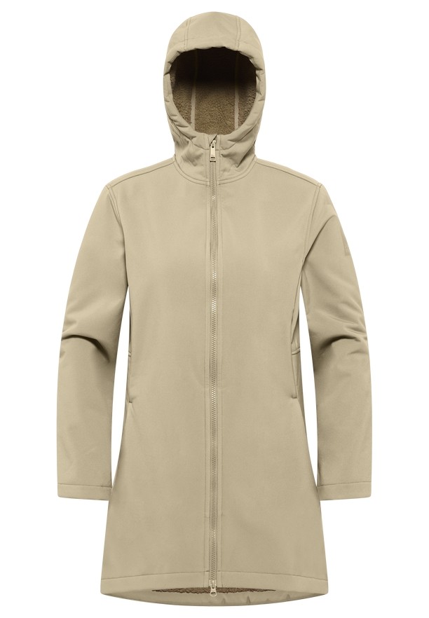 Jack Wolfskin Windland Softshell Jas Dames Khaki | 12818283