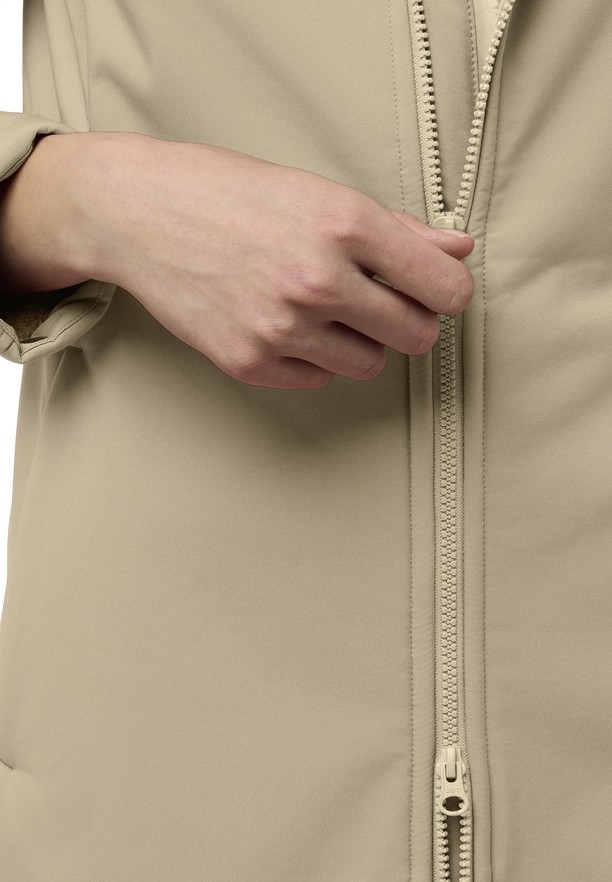 Jack Wolfskin Windland Softshell Jas Dames Khaki | 12818283