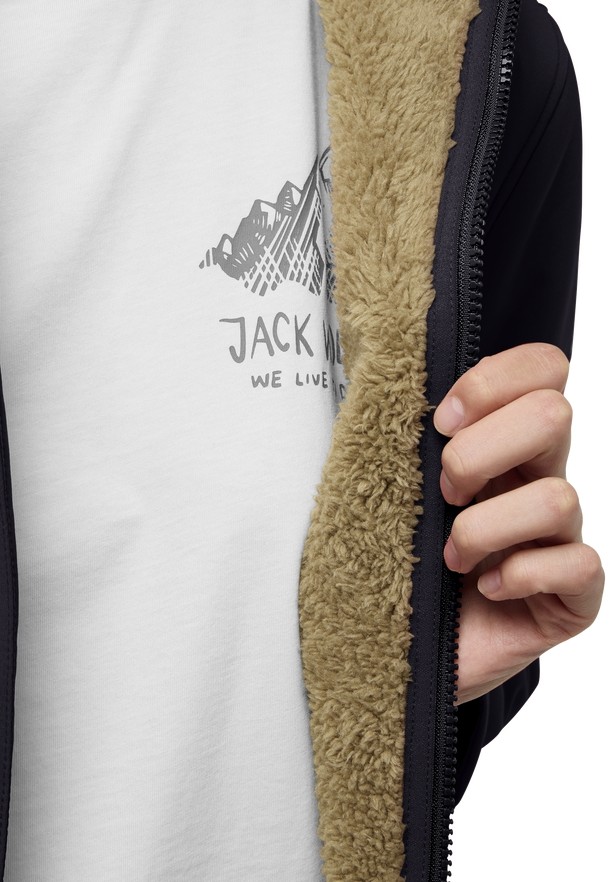 Jack Wolfskin Windland Softshell Jas Dames Donkerblauw | 51776405