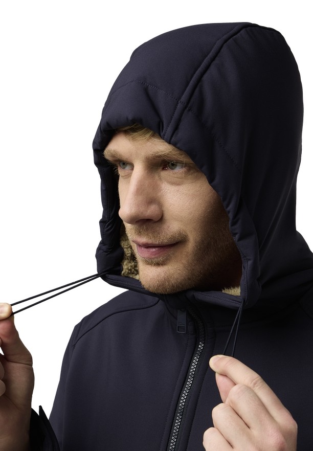 Jack Wolfskin Windland Softshell Jas Heren Donkerblauw | 64175053
