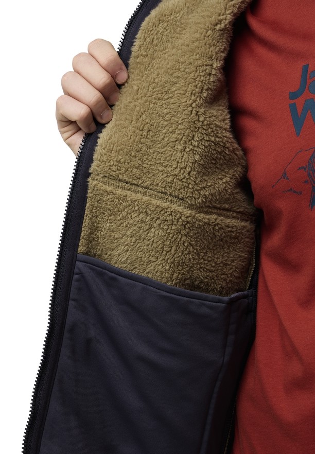 Jack Wolfskin Windland Softshell Jas Heren Donkerblauw | 64175053