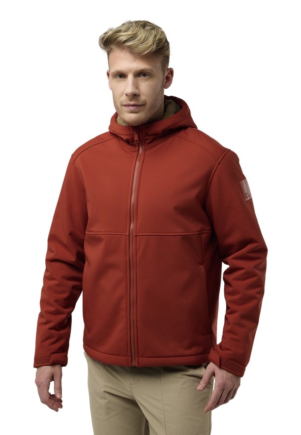 Jack Wolfskin Windland Softshell Jas Heren Rood | 29865122