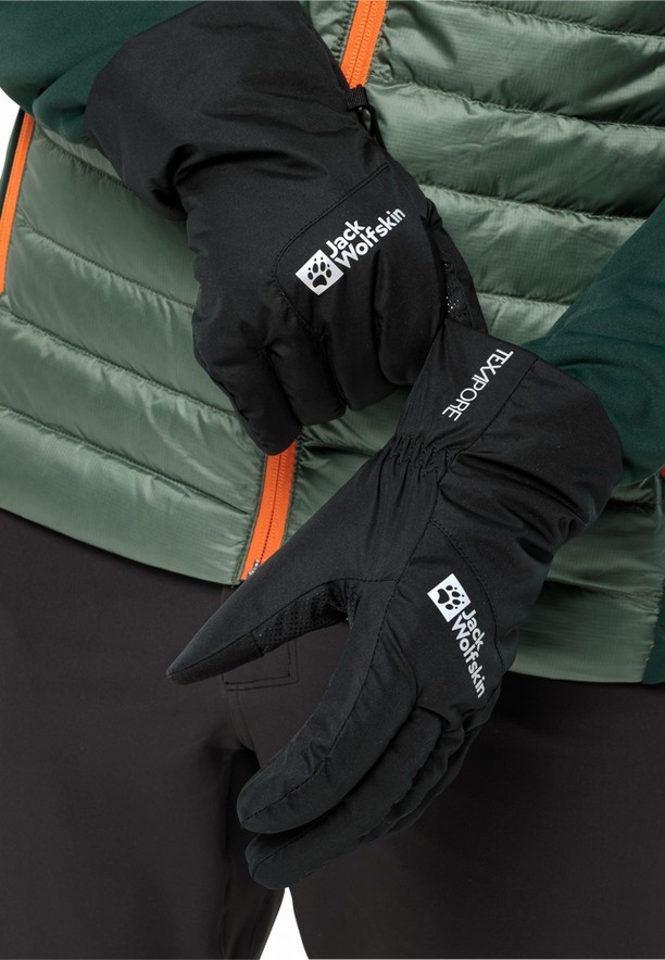 Jack Wolfskin Winter Basic Handschoenen Dames Zwart | 12143157