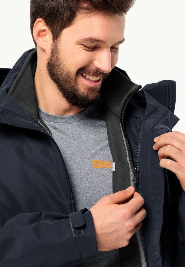 Jack Wolfskin Winterstein Fz Fleece Jassen Heren Donkerblauw | 12249035