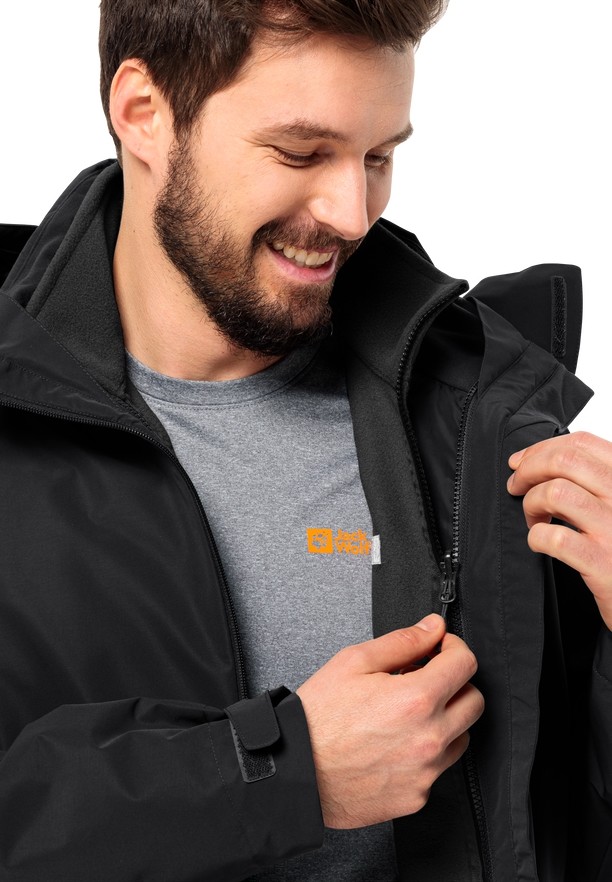 Jack Wolfskin Winterstein Fz Fleece Jassen Heren Zwart | 92714651
