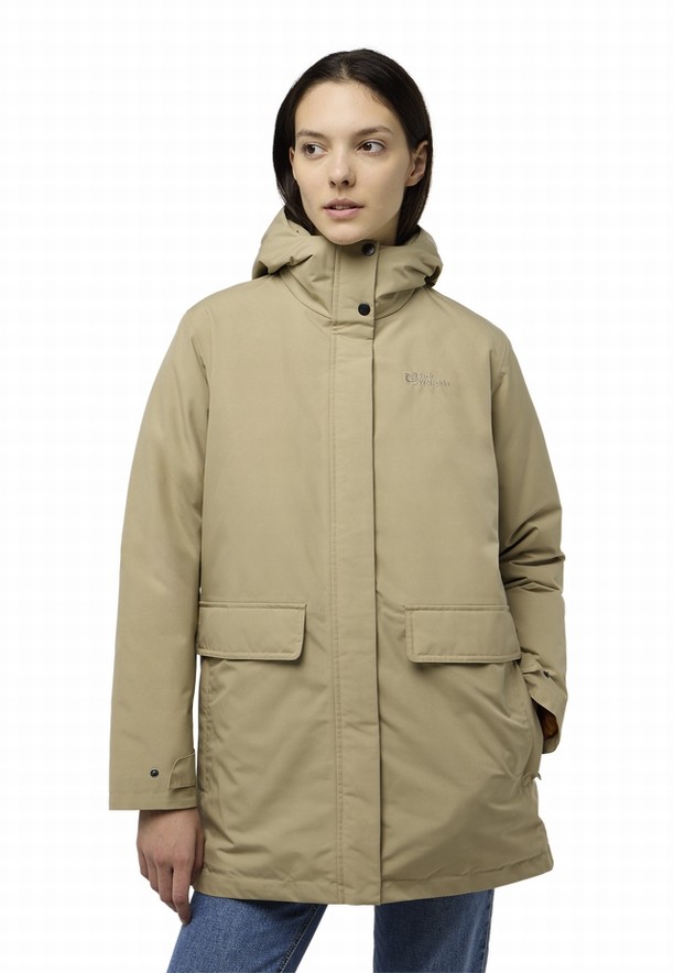 Jack Wolfskin Wintertor Jassen Dames Khaki | 16883106