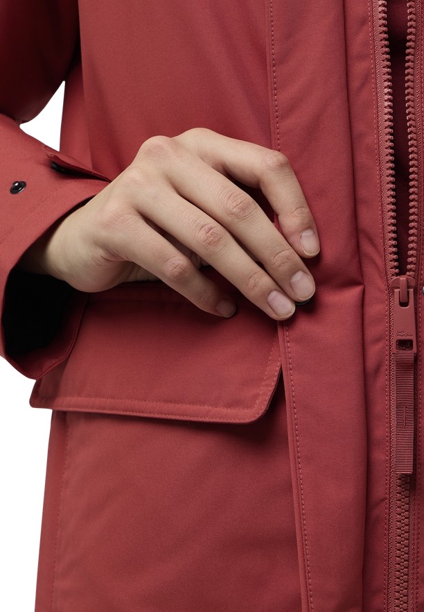 Jack Wolfskin Wintertor Jassen Dames Rood | 90119564