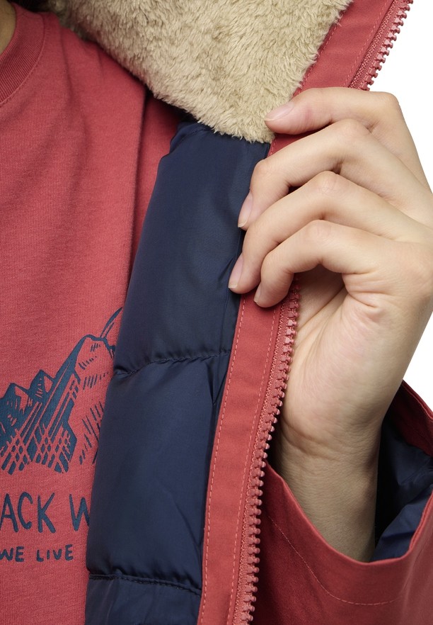 Jack Wolfskin Wintertor Jassen Dames Rood | 90119564