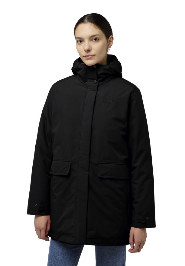 Jack Wolfskin Wintertor Jassen Dames Zwart | 13336529