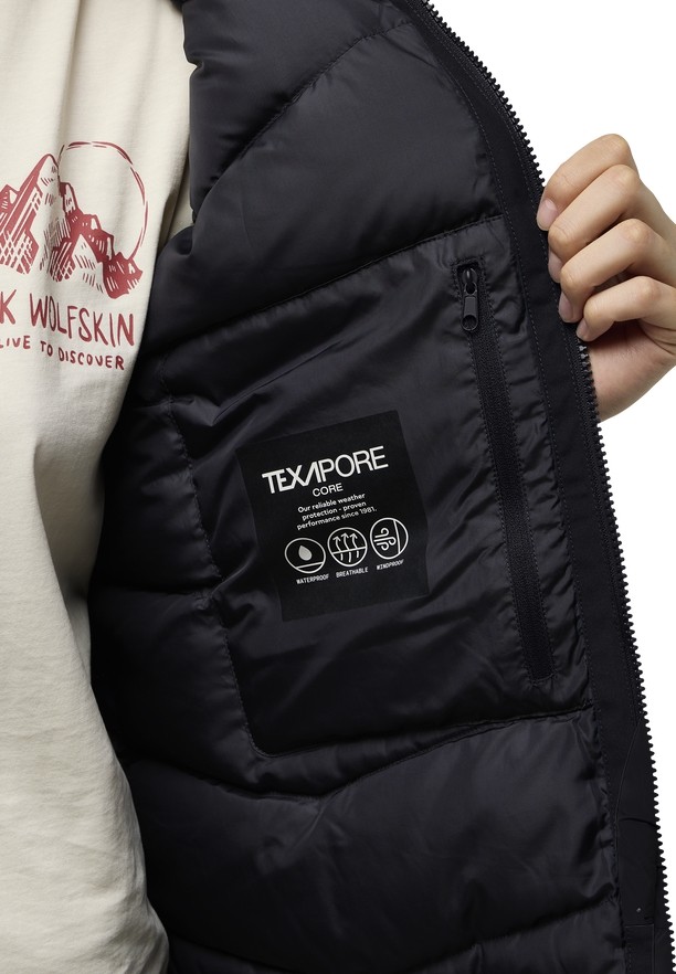 Jack Wolfskin Wintertor Jassen Dames Zwart | 95384663