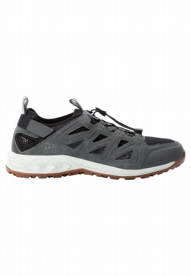 Jack Wolfskin Woodland 2 Hybrid Low Wandelschoenen Heren Grijs | 76496633