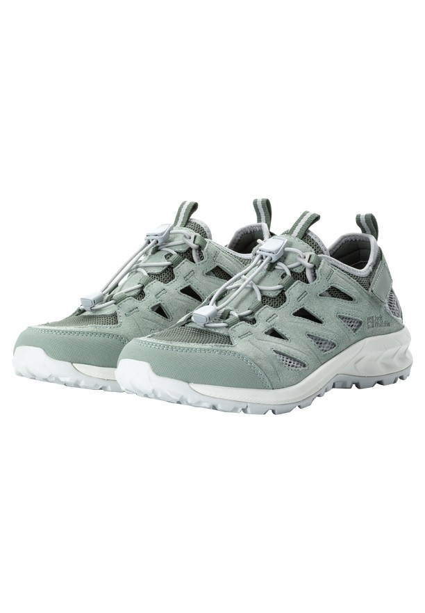 Jack Wolfskin Woodland 2 Hybrid Low Wandelschoenen Dames Grijs | 75341126