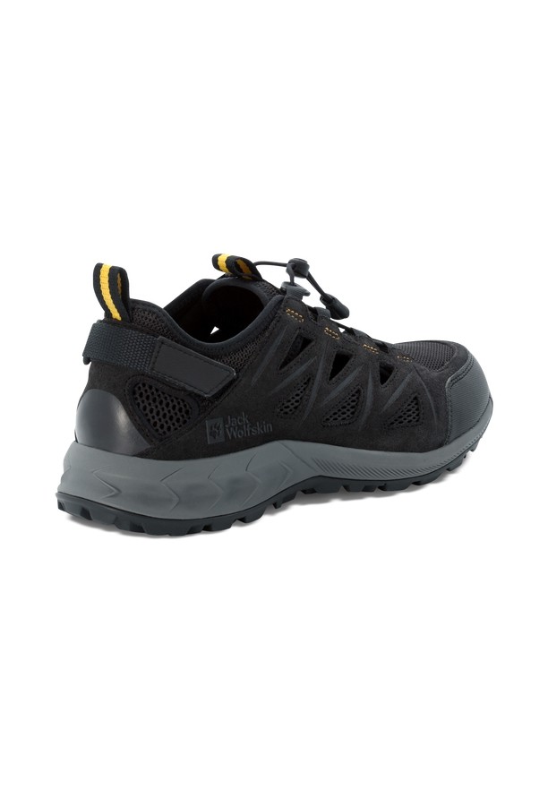Jack Wolfskin Woodland 2 Hybrid Low Wandelschoenen Heren Zwart | 74105123