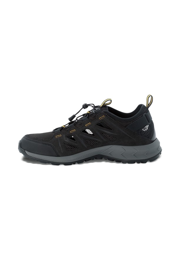 Jack Wolfskin Woodland 2 Hybrid Low Wandelschoenen Heren Zwart | 74105123