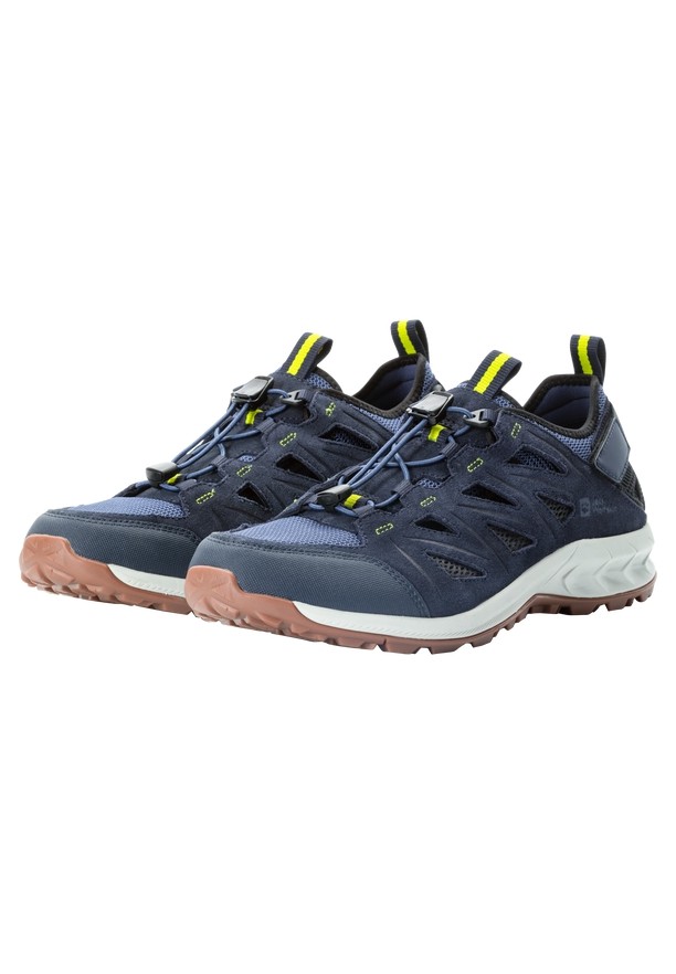 Jack Wolfskin Woodland 2 Hybrid Low Wandelschoenen Heren Donkerblauw | 58306108