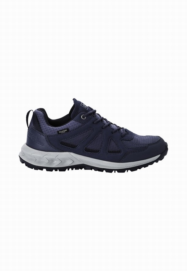 Jack Wolfskin Woodland 2 Texapore Low Wandelschoenen Dames Donkerblauw | 66771215