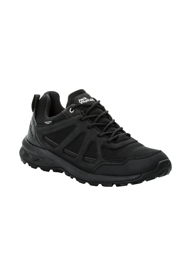 Jack Wolfskin Woodland 2 Texapore Low Wandelschoenen Dames Zwart | 30752626