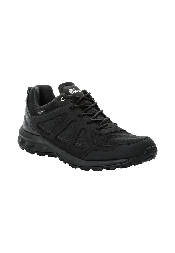 Jack Wolfskin Woodland 2 Texapore Low Wandelschoenen Heren Zwart | 26180649
