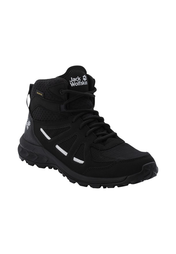 Jack Wolfskin Woodland 2 Texapore Mid Wandelschoenen Dames Zwart | 50065761