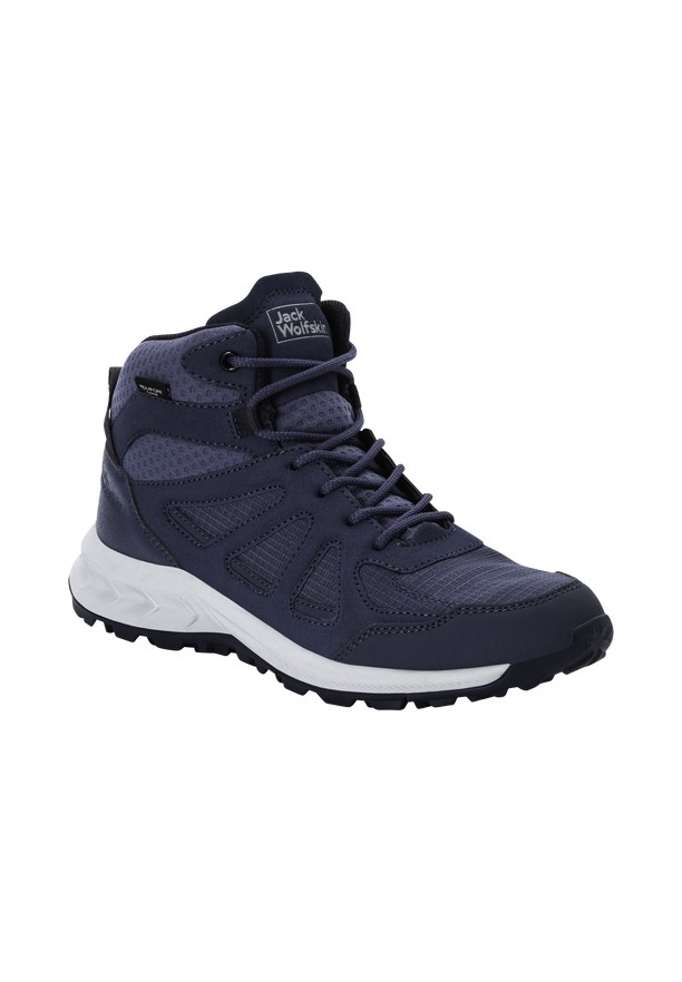 Jack Wolfskin Woodland 2 Texapore Mid Wandelschoenen Dames Donkerblauw | 70919414
