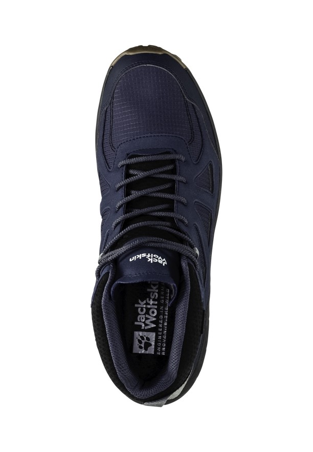 Jack Wolfskin Woodland 2 Texapore Mid Wandelschoenen Heren Donkerblauw | 91724340
