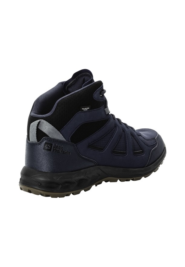 Jack Wolfskin Woodland 2 Texapore Mid Wandelschoenen Heren Donkerblauw | 91724340